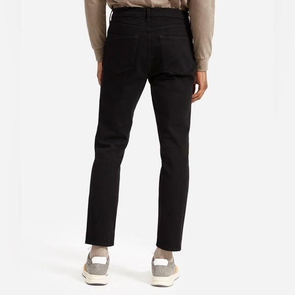 Everlane Men’s The Relaxed 4-Way Stretch Organic Jean in Black Size 30x32 NWT - Picture 5 of 11